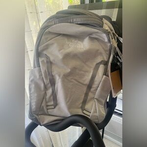 he North Face Women’s Backpack – White/Gray – NEW with